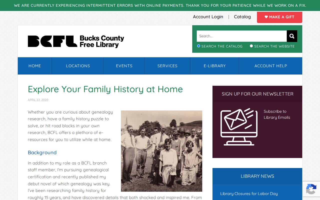 Warrington Township city directory discovery resources at Bucks County Free Library