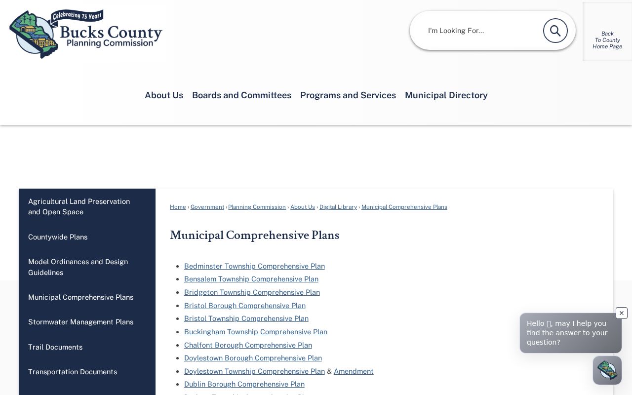 Warrington Township ZIP code directory municipal comprehensive-plan index