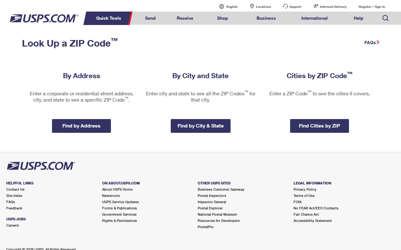 Warrington Township ZIP code directory USPS ZIP Code Lookup